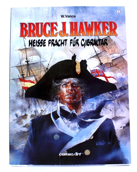 Bruce J. Hawker Comic Album Nr. 1: Heisse Fracht für Gibraltar von ComicArt